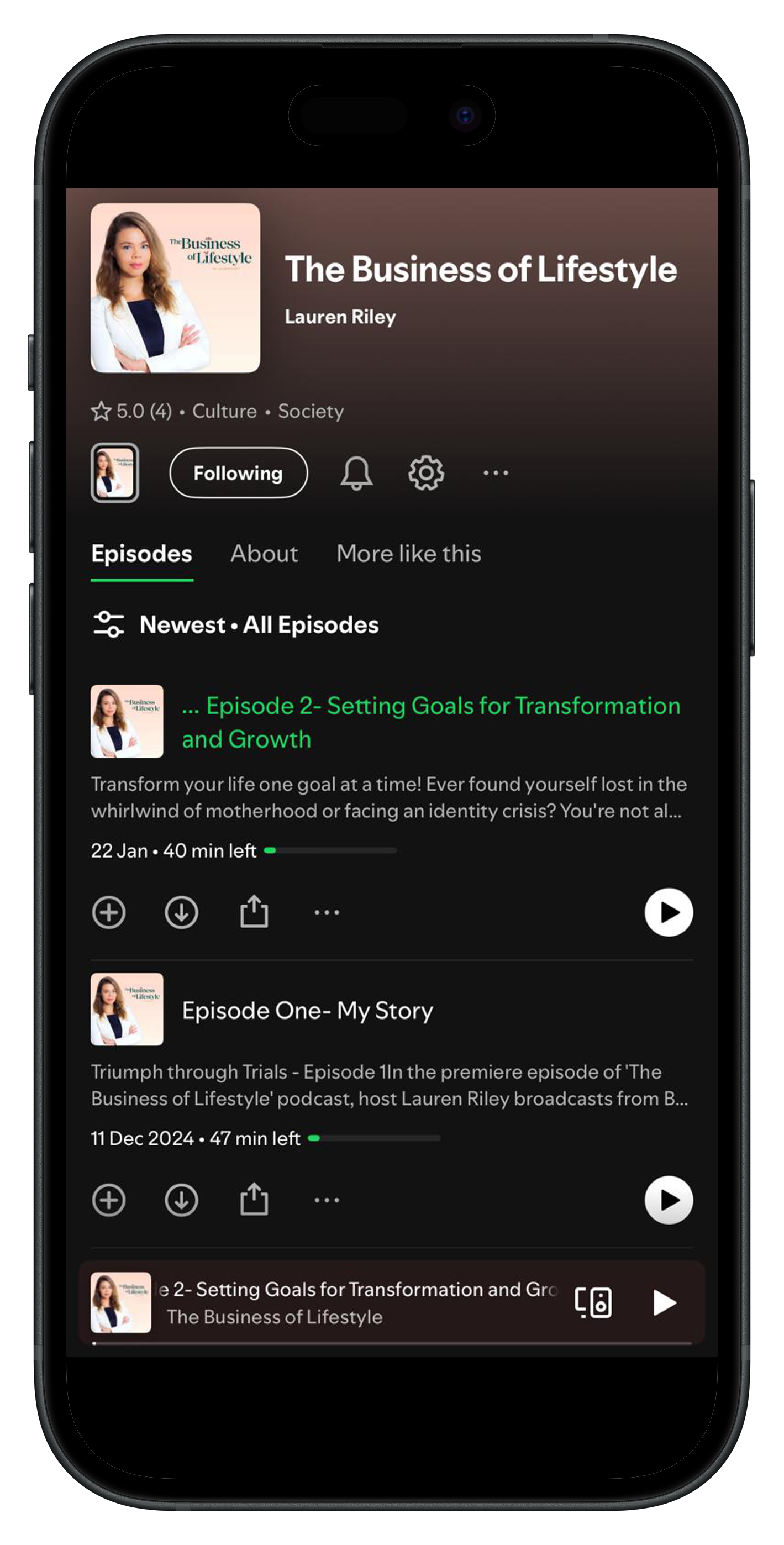 Lauren Riley Podcast